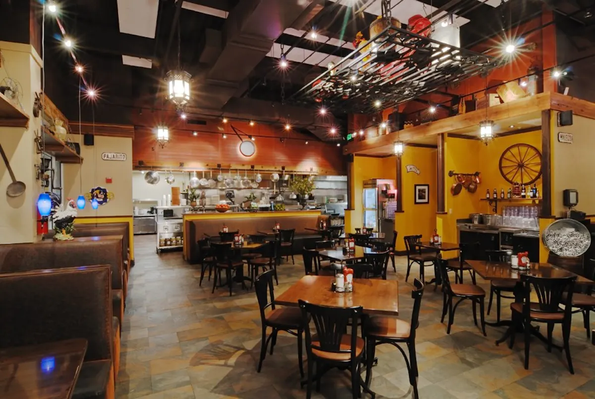 interior of the restaurant